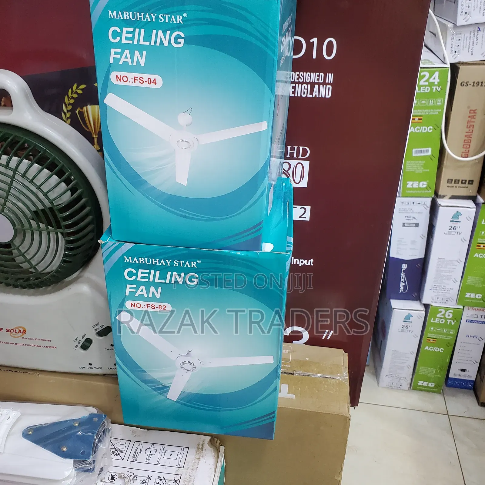 Modern Simple Ceiling Fan With 3 ABS Blades