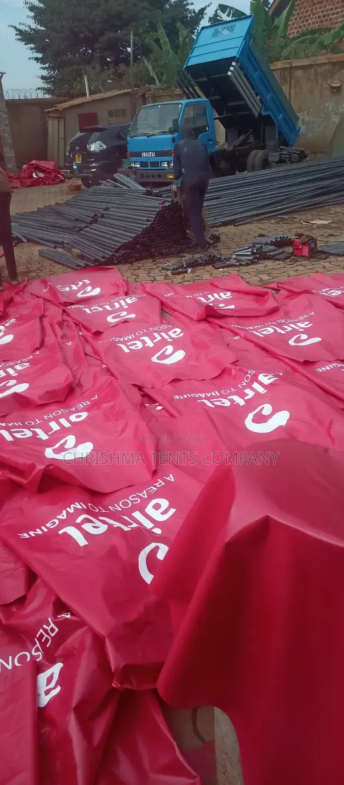 Airtel Branded Exhibition Tents 6x6fts