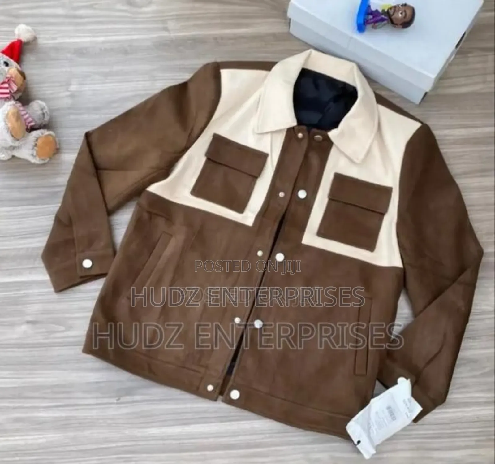 Swagger Jacket Brown And Cream