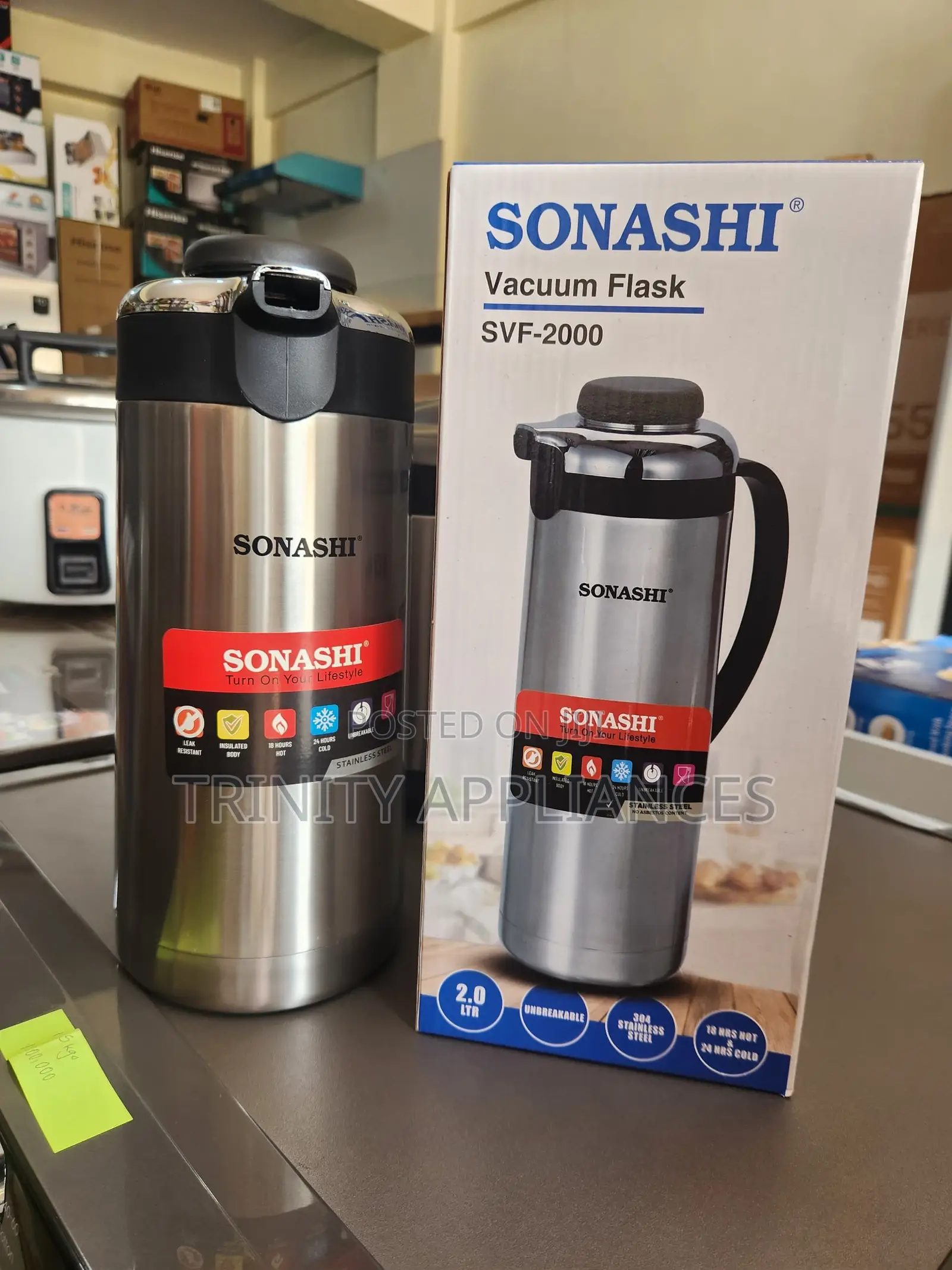 Sonashi 2 Litres Vacuum Flask SVF-2000