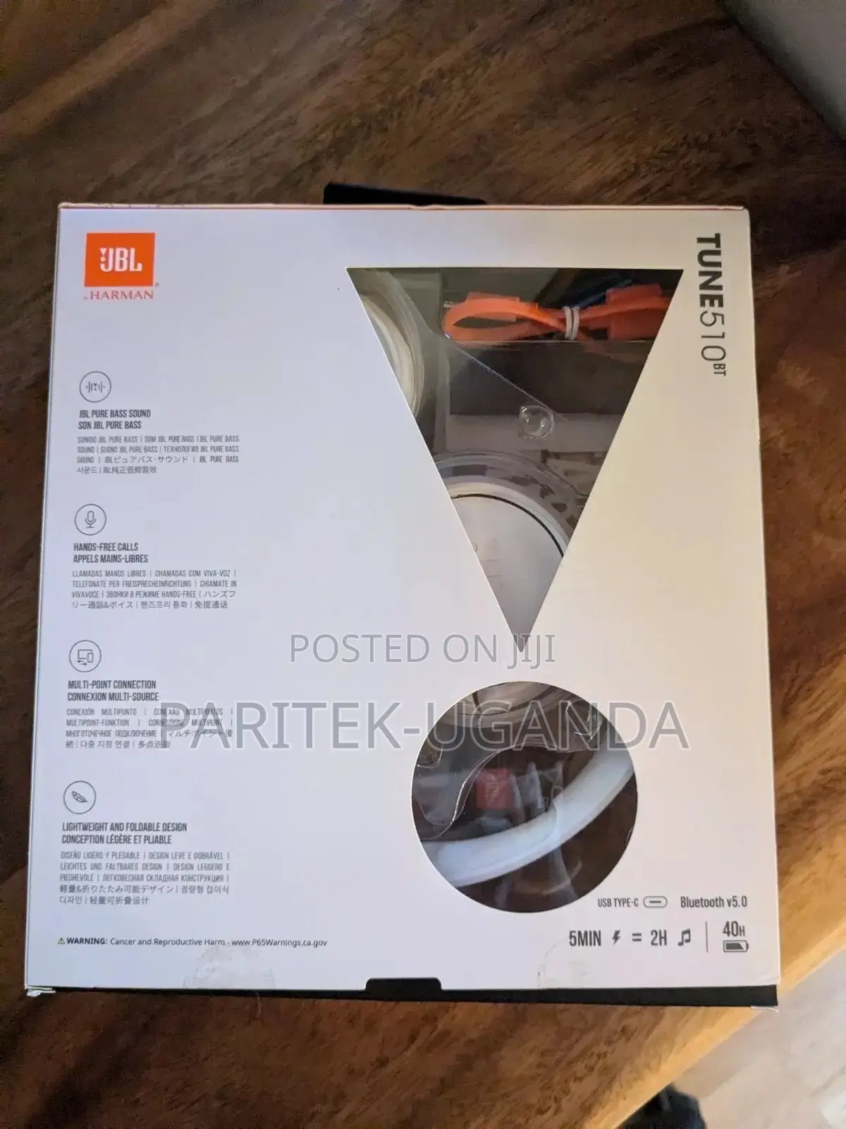 White JBL Tune 510