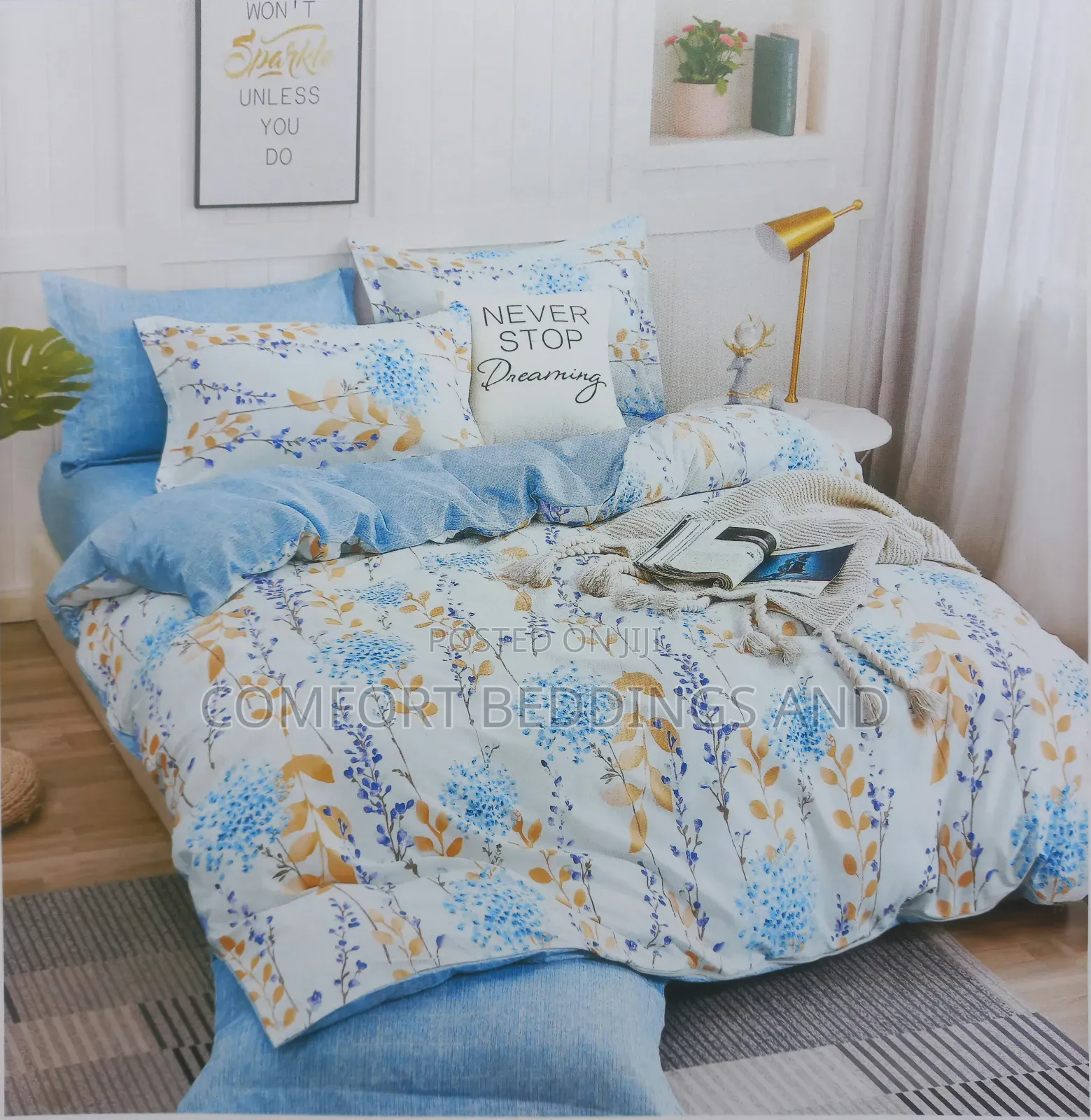 Five by Six Bedcover Duvet Sky Blue