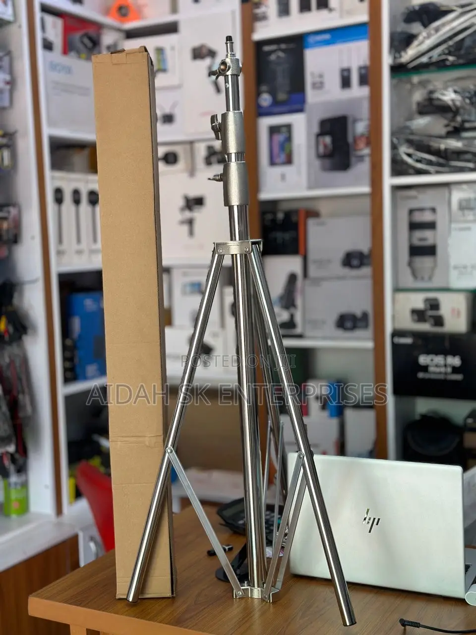 Silver Light Stand
