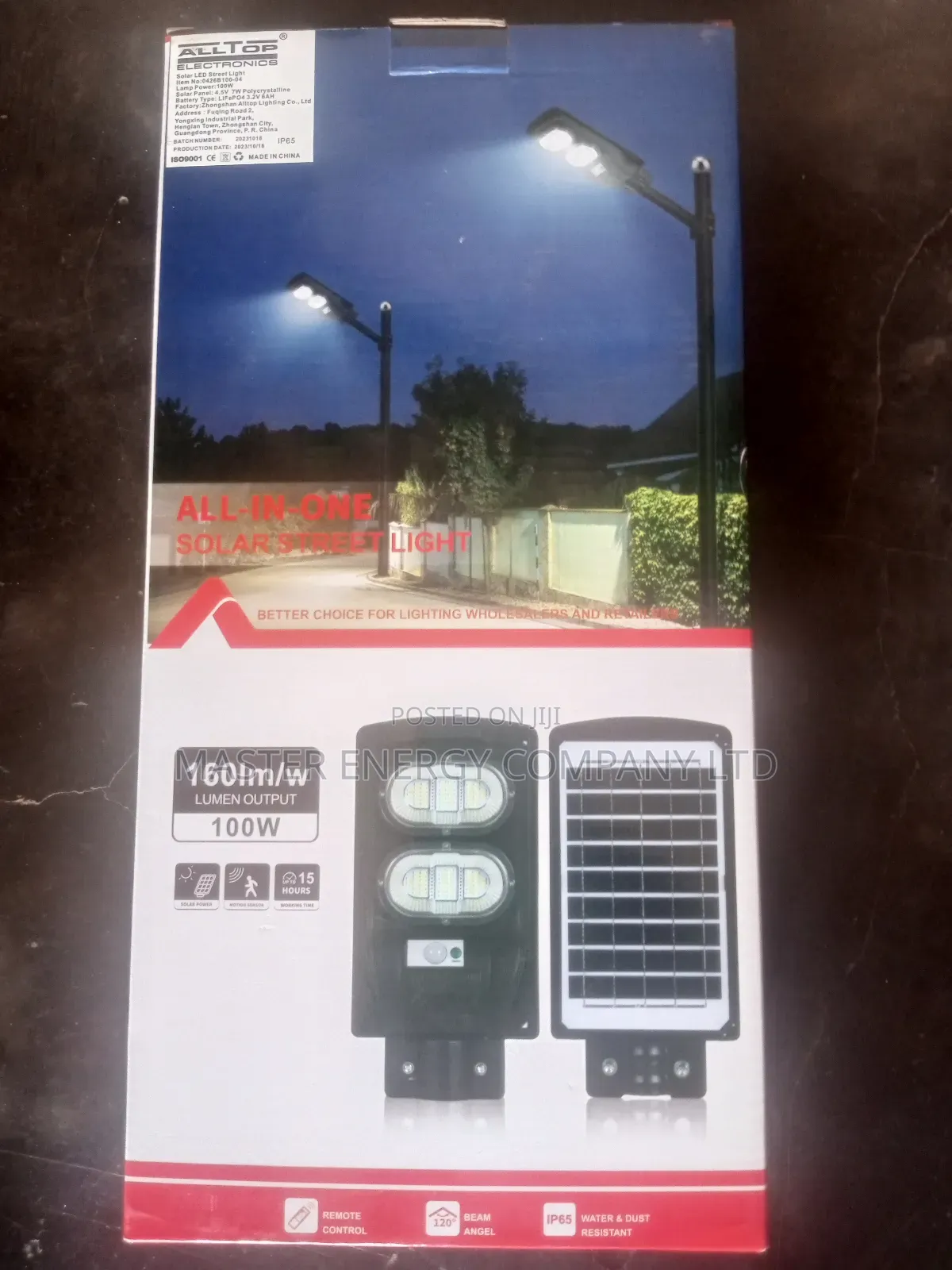 100w Solar Street Lights Alltop Noih