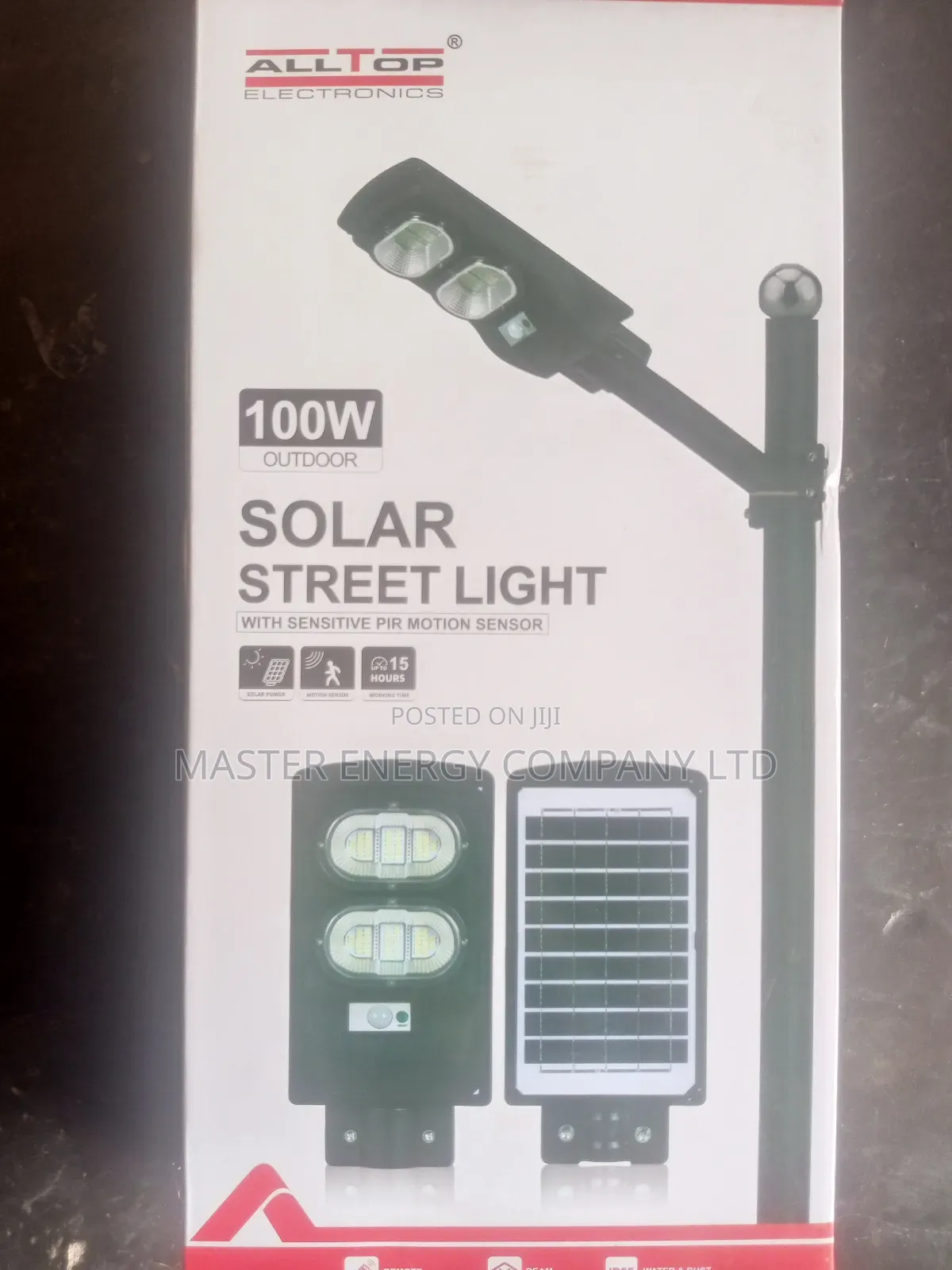 100w Solar Street Lights Cond