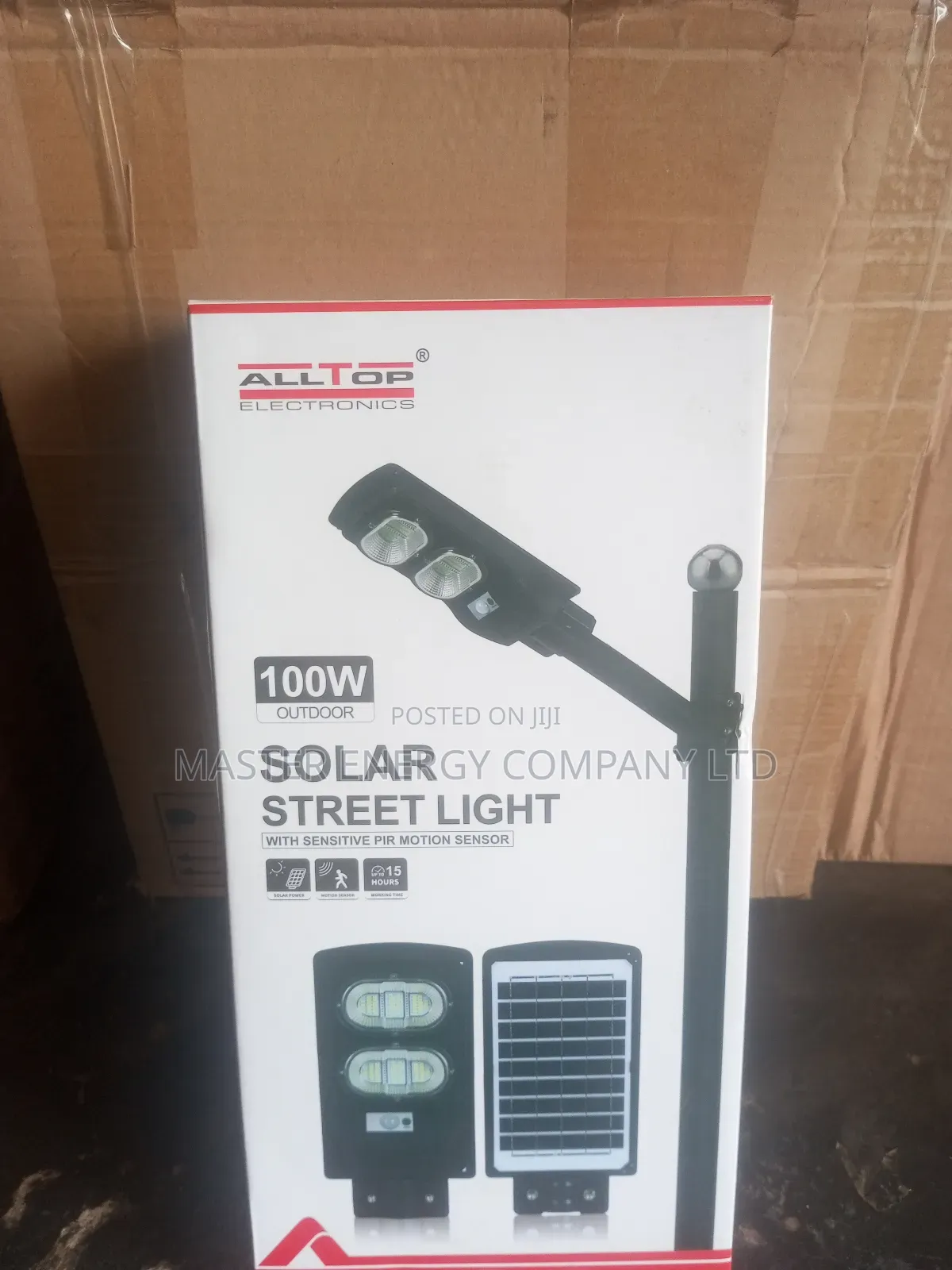 100w Solar Street Lights Alltop Clear Light