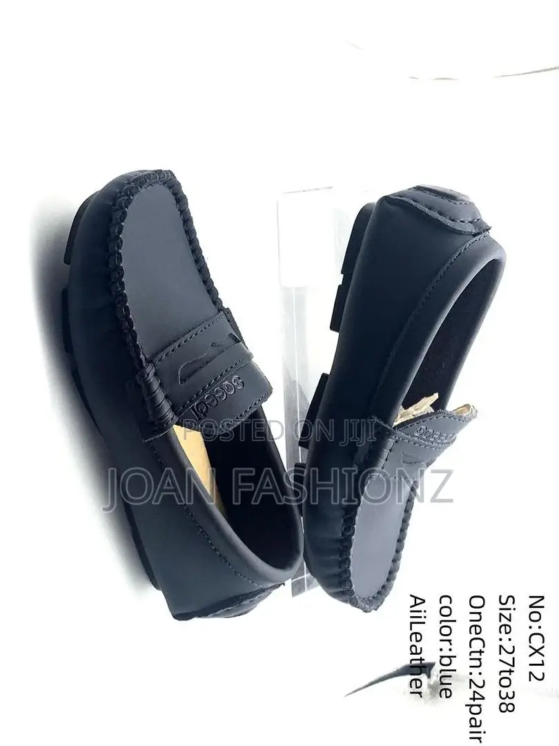Original Boy's Mocassins-Black