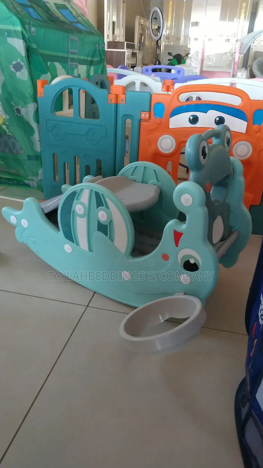5in1 Toddler Slide Rocking Toy, Slide for Kids With Stool