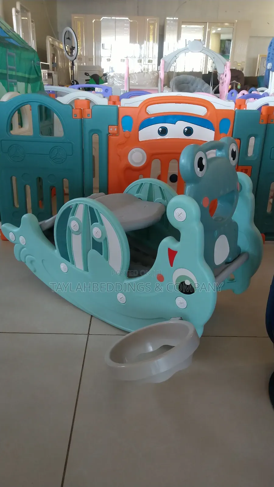 5in1 Toddler Slide Rocking Toy, Slide for Kids With Stool