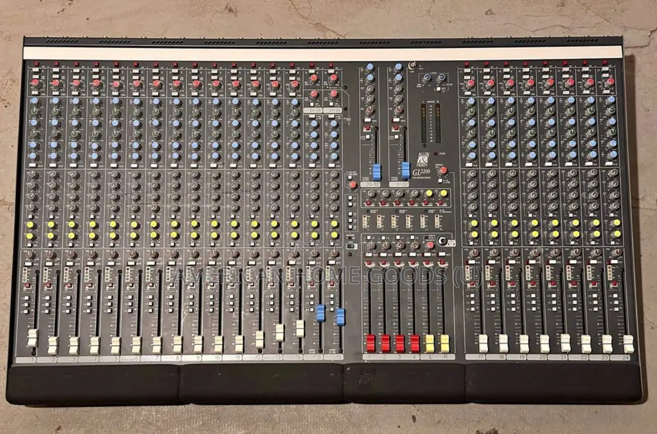 Professional Allen and Heath Gl2200, 24-Channel Mixer