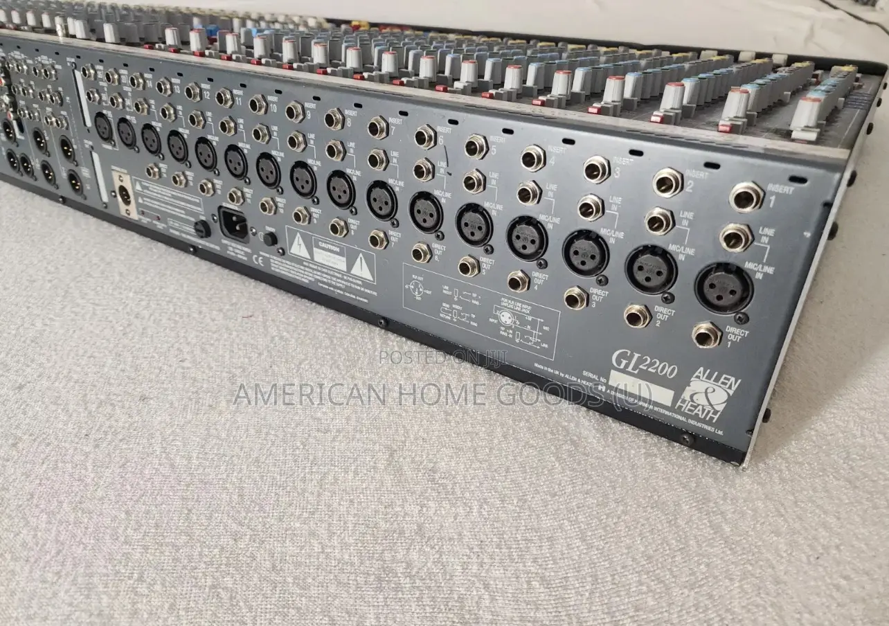 Professional Allen and Heath Gl2200, 24-Channel Mixer