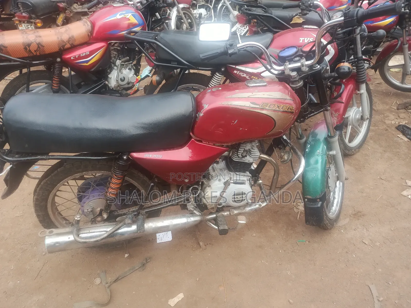 Bajaj Boxer 2017 Red