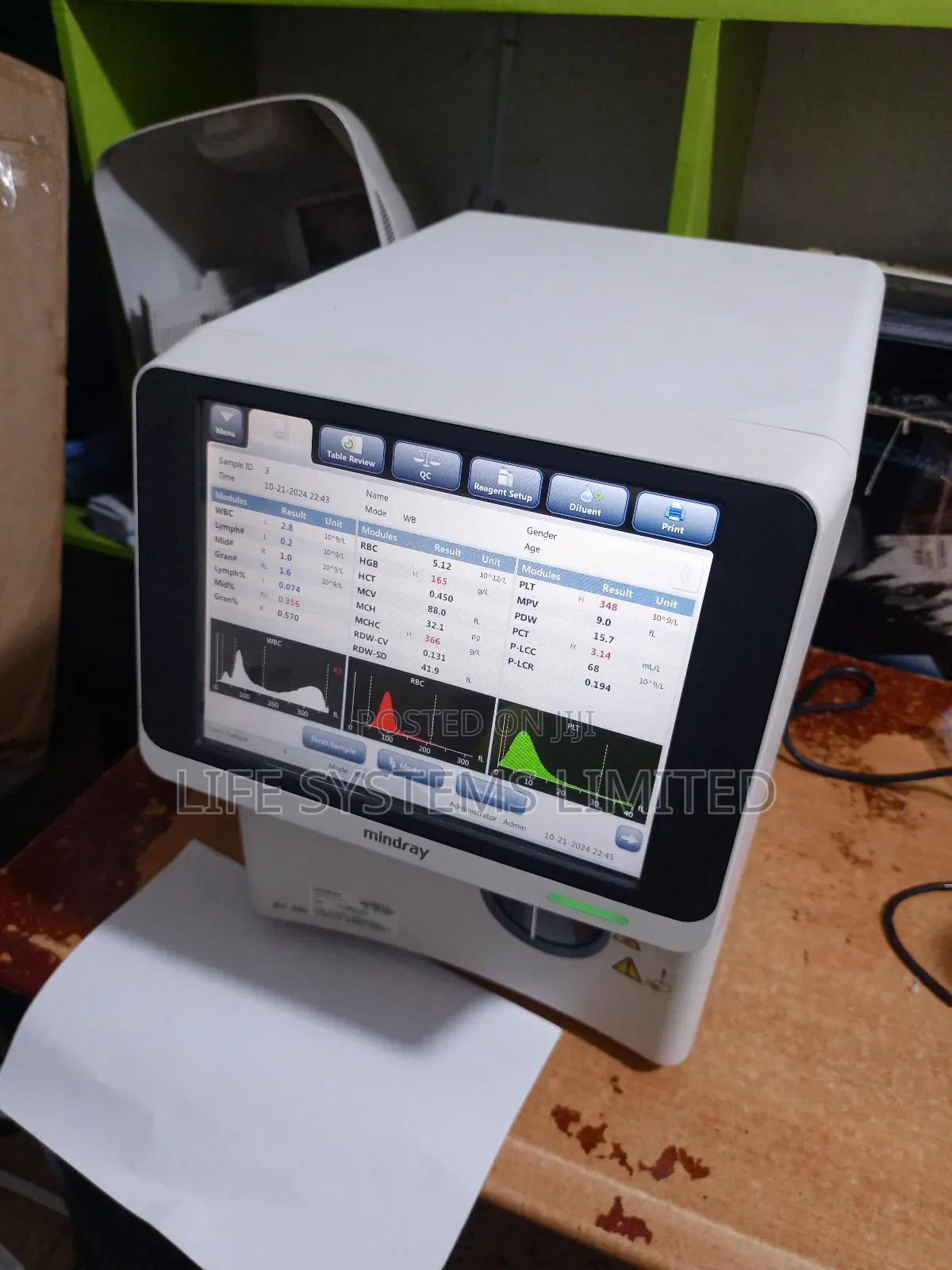 Mindray Bc30s Hematology Analyser