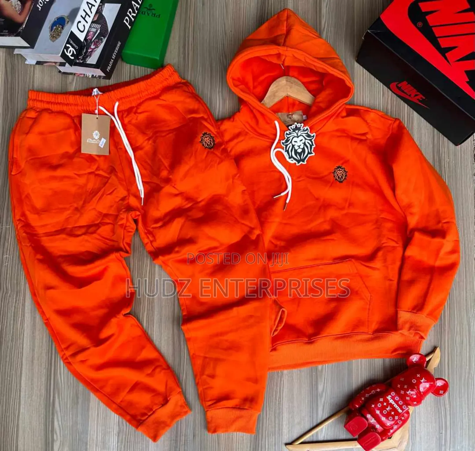 2pc Sweater Outfit Orange Color