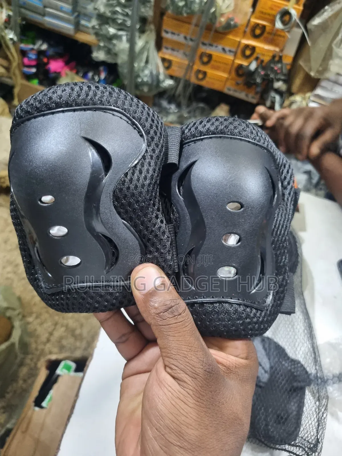 Protective 6-Piece Bicycle Guards for Both Legs and Hands.