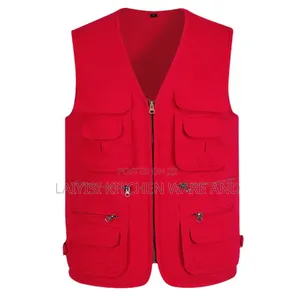 Press, Camping, Sleeveless, Fishing Double Pocket, Picnic