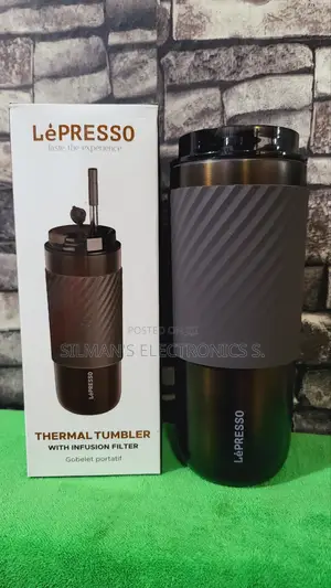 Lepresso Black Thermal Tumbler