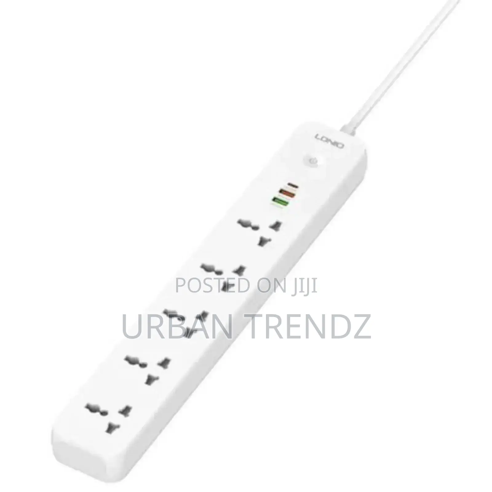 Ldnio Multi Socket Extension Lead With 5AC 3USB Power Socket