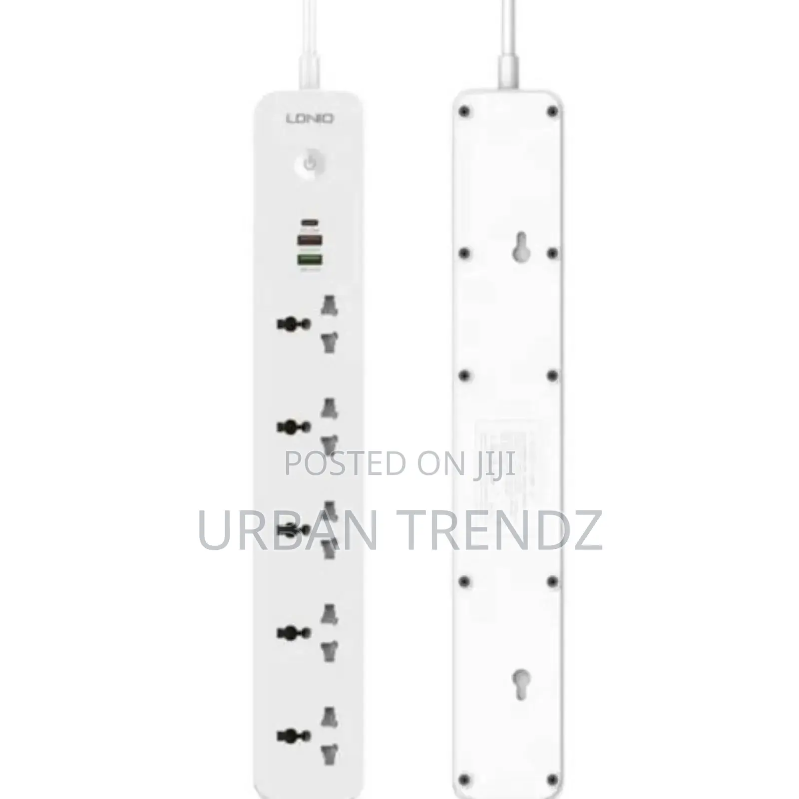 Ldnio Multi Socket Extension Lead With 5AC 3USB Power Socket