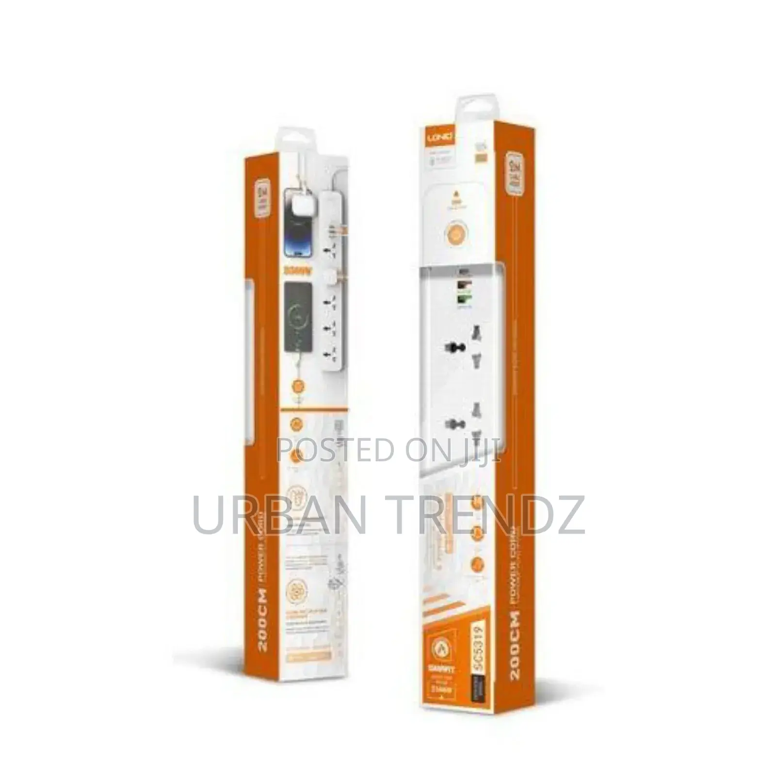 Ldnio Multi Socket Extension Lead With 5AC 3USB Power Socket
