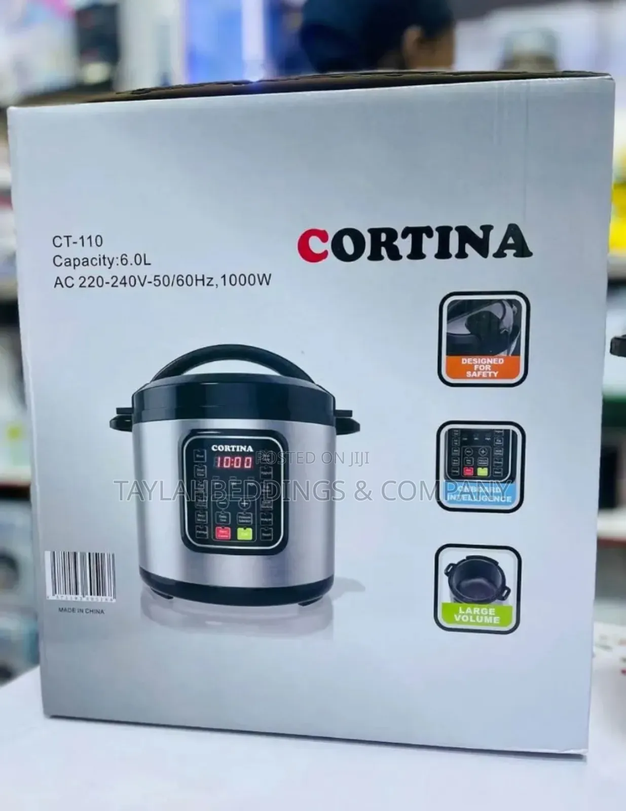 Cortina Pressure Cooker 6litres