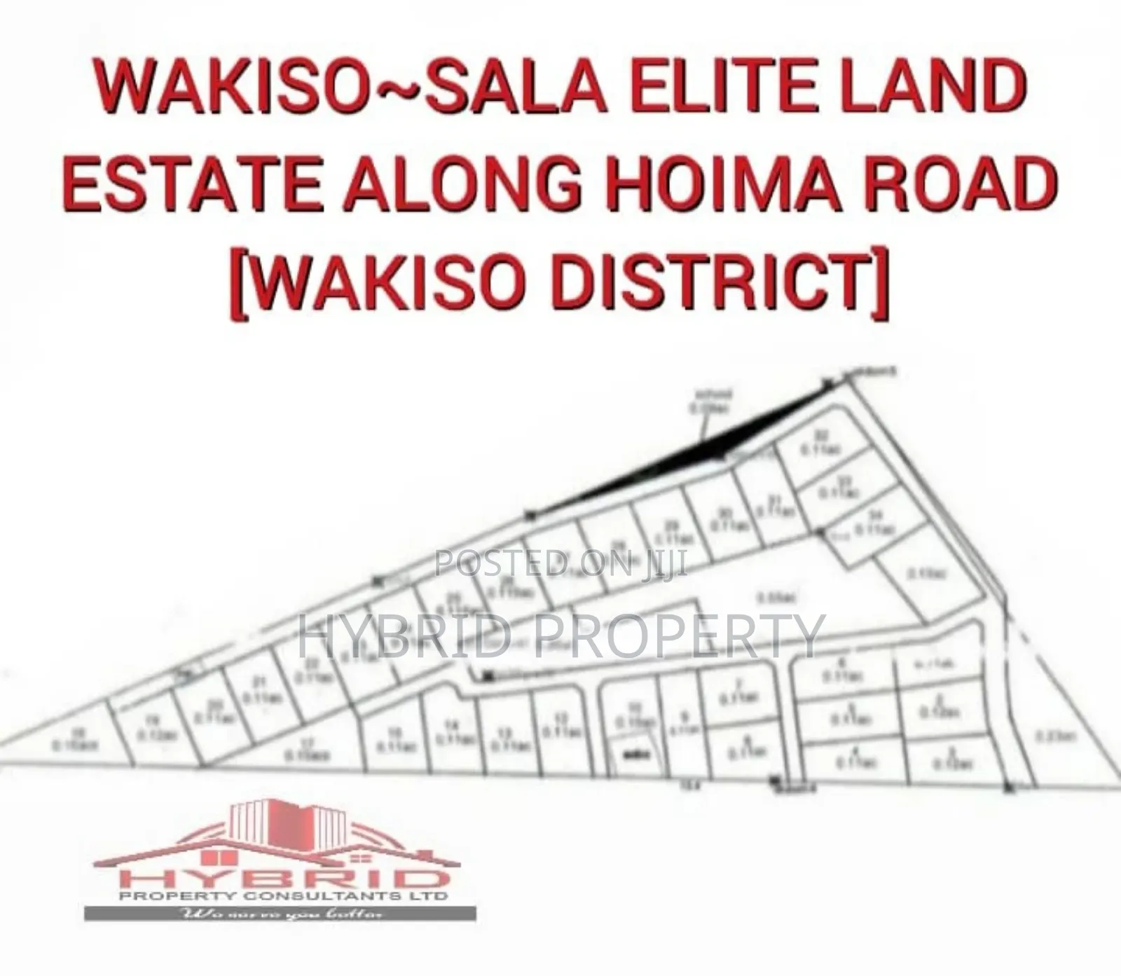 Prime Plots for Sale at Wakiso~Sala Elite Estate~Hoima Rd II