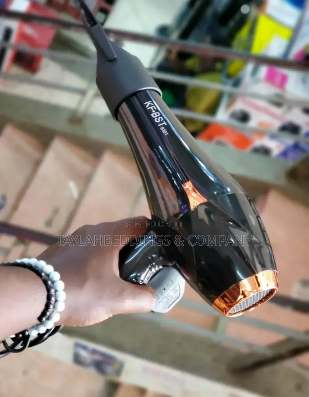 Professional Hair Dryer With Nozzles, Powerful Hair Dryer