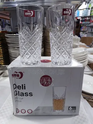 6pc Juice Deli Glasses