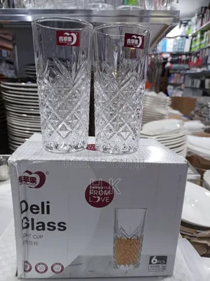 6pc Juice Deli Glasses
