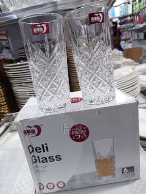 6pc Juice Deli Glasses