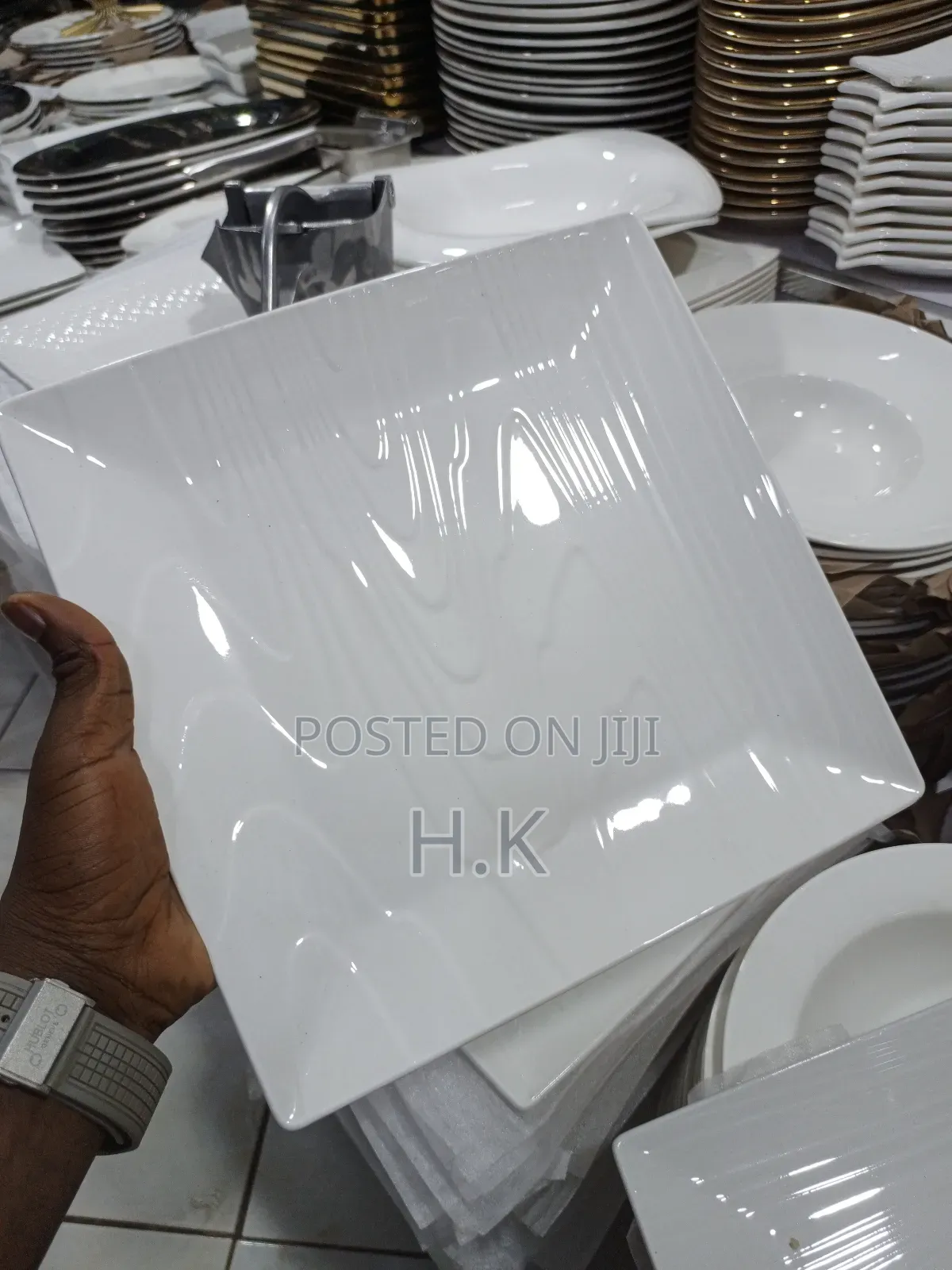 6pcs Square Dinner Plates