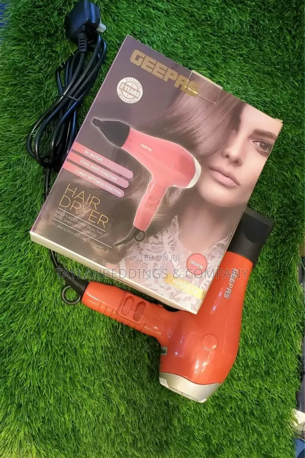 Geepas 3 Heat Setting Function1500w Hair Dryer GH8078