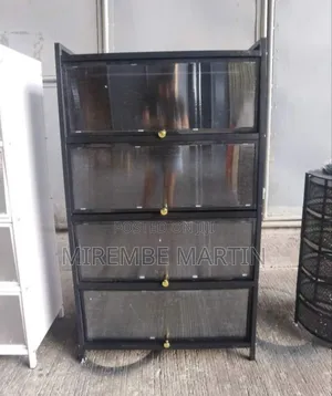Multi-Purpose Storage Shelf, With Lid and Moving Wheels,