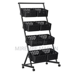 Stackable Mesh Storage Basket,Pantry Organizer Rack