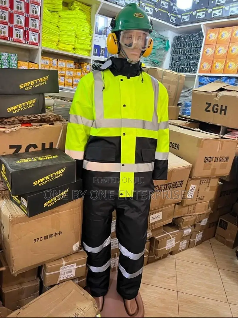 Thickened Reflective Waterproof Jacket And Pants