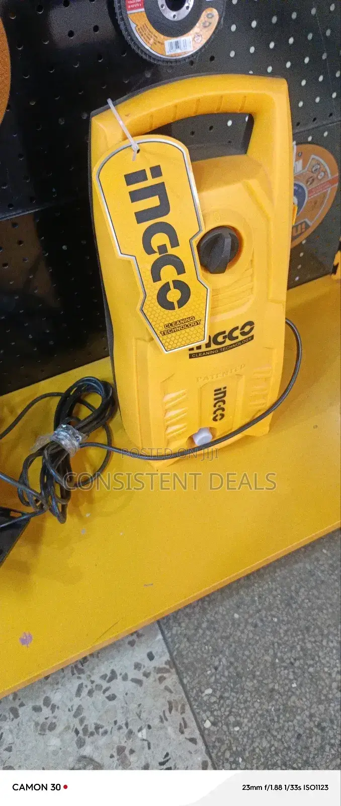 Ingco High Pressure Washer 1400w for Cars and House Washing
