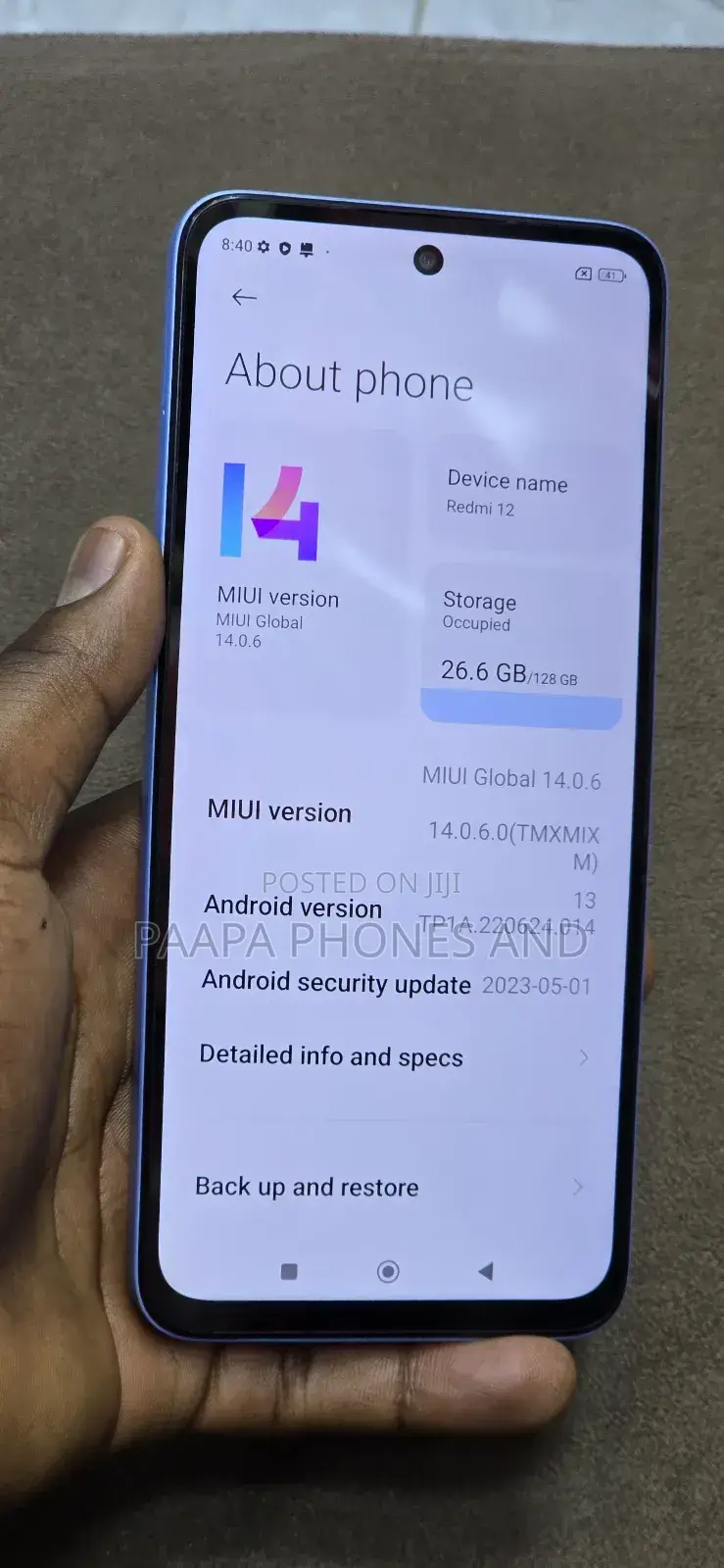 Xiaomi Redmi 12 128 GB Blue
