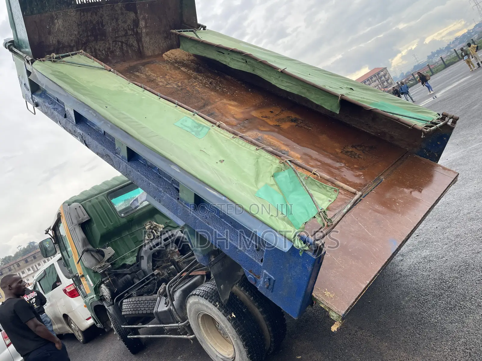 Hino Dumper Green in Color