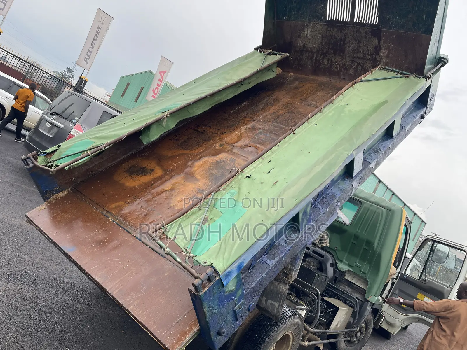 Hino Dumper Green in Color