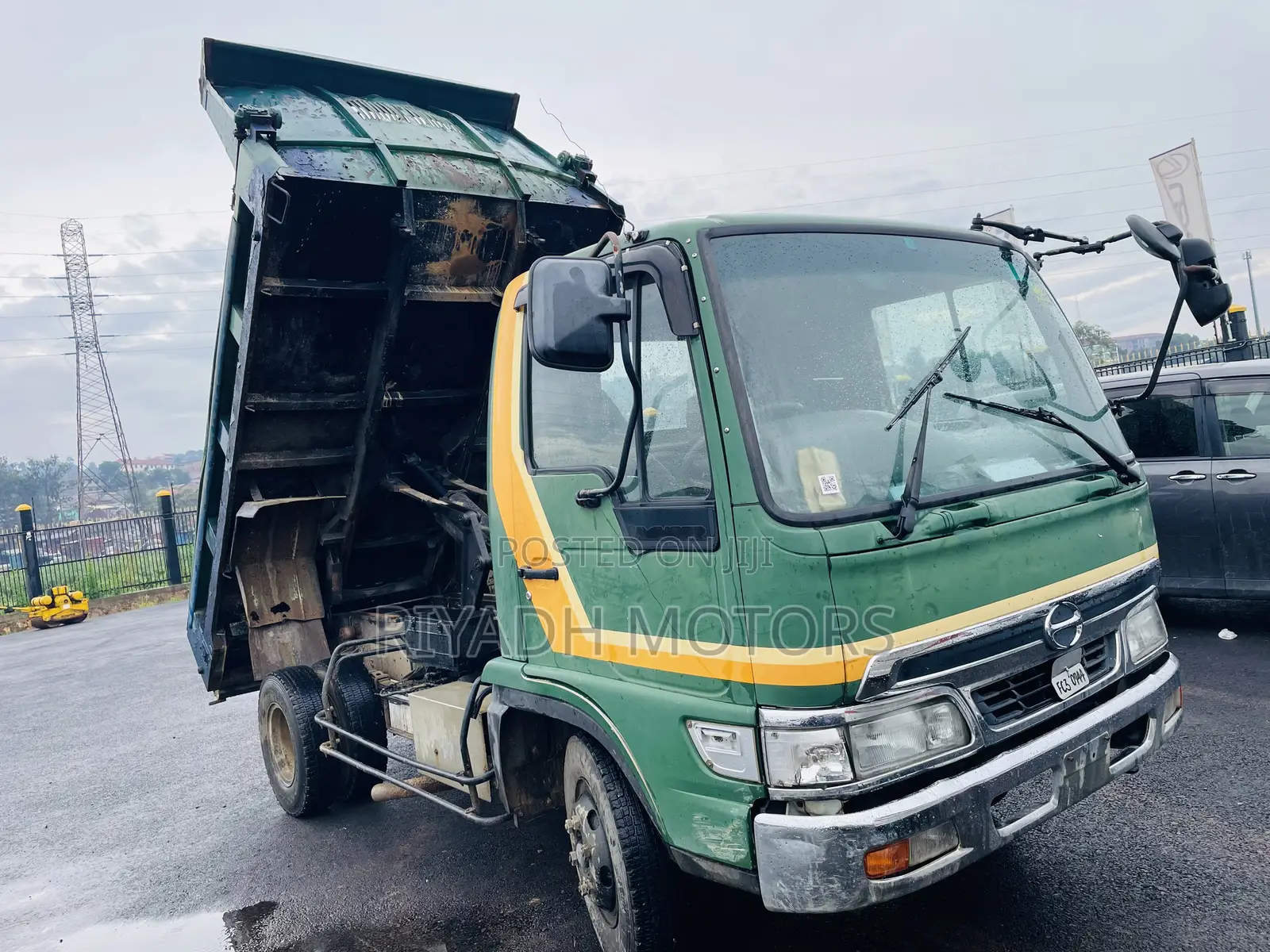 Hino Dumper Green in Color