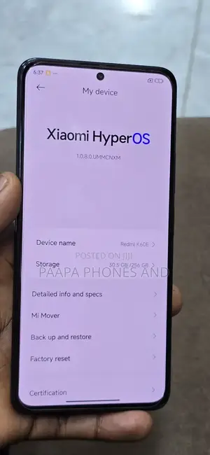 Xiaomi Redmi K60E 256 GB Black
