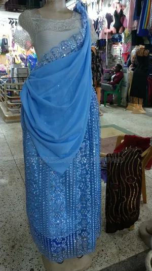 Light Blue Embroidery Mushanana