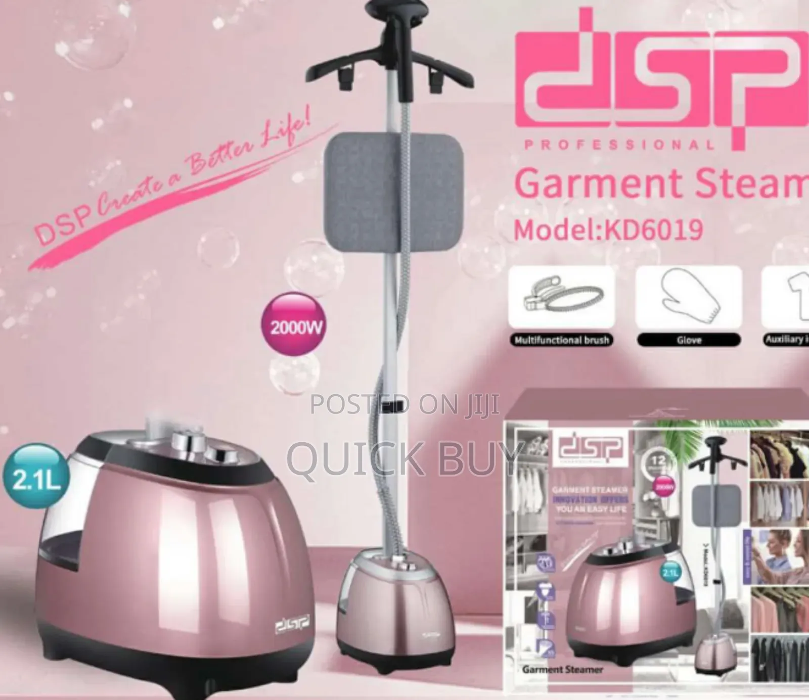Brand New DSP Professional Heavy Duty Garment Steamer 2000W