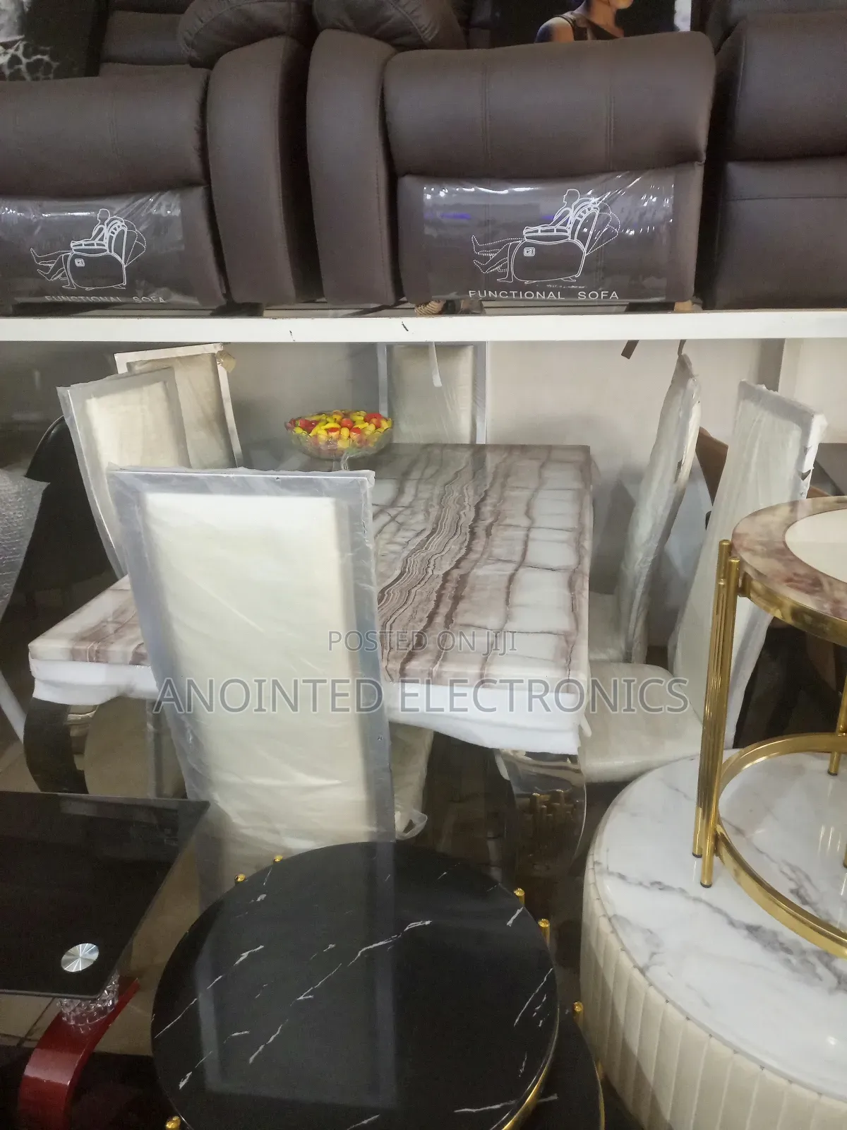 Dining Marble With 6 Chairs