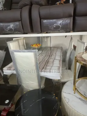 Dining Marble With 6 Chairs