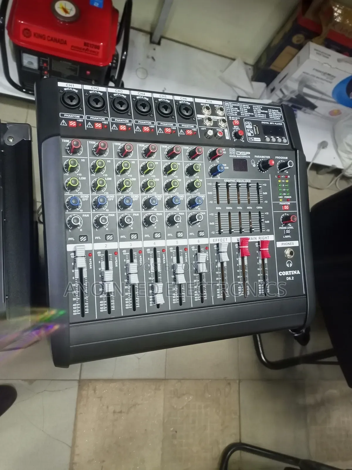 Amp Mixer 8 Channels