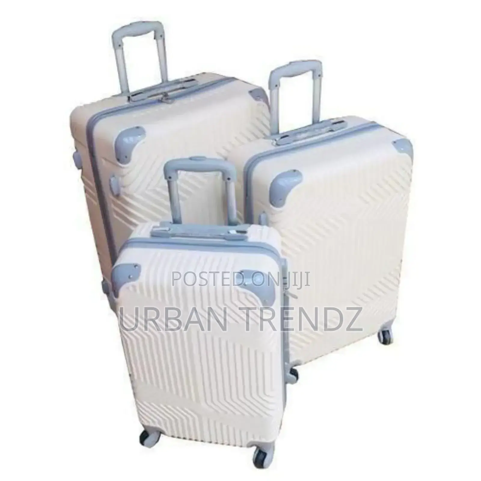 Waterproof Plastic Travel Suitcase Fashion Bag 3pieces Set