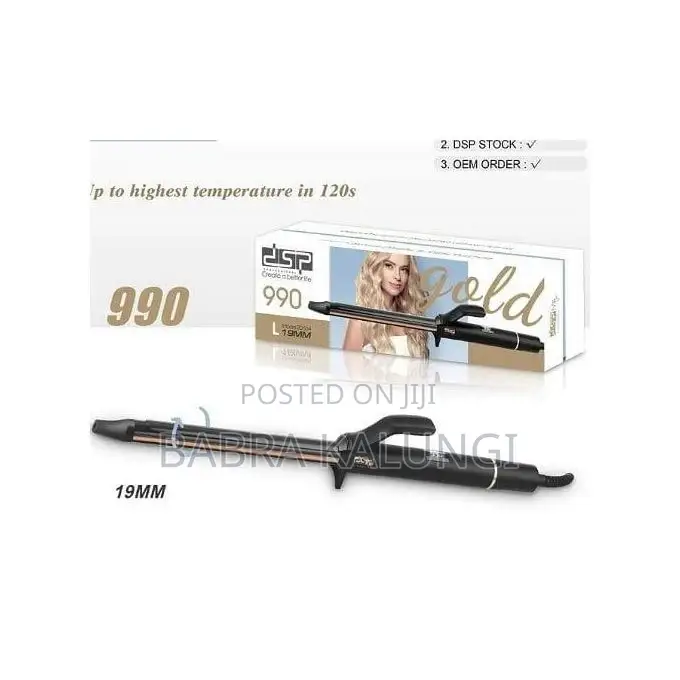 DSP Pro Professional Hair Tong Ceramic Hair Curling Iron