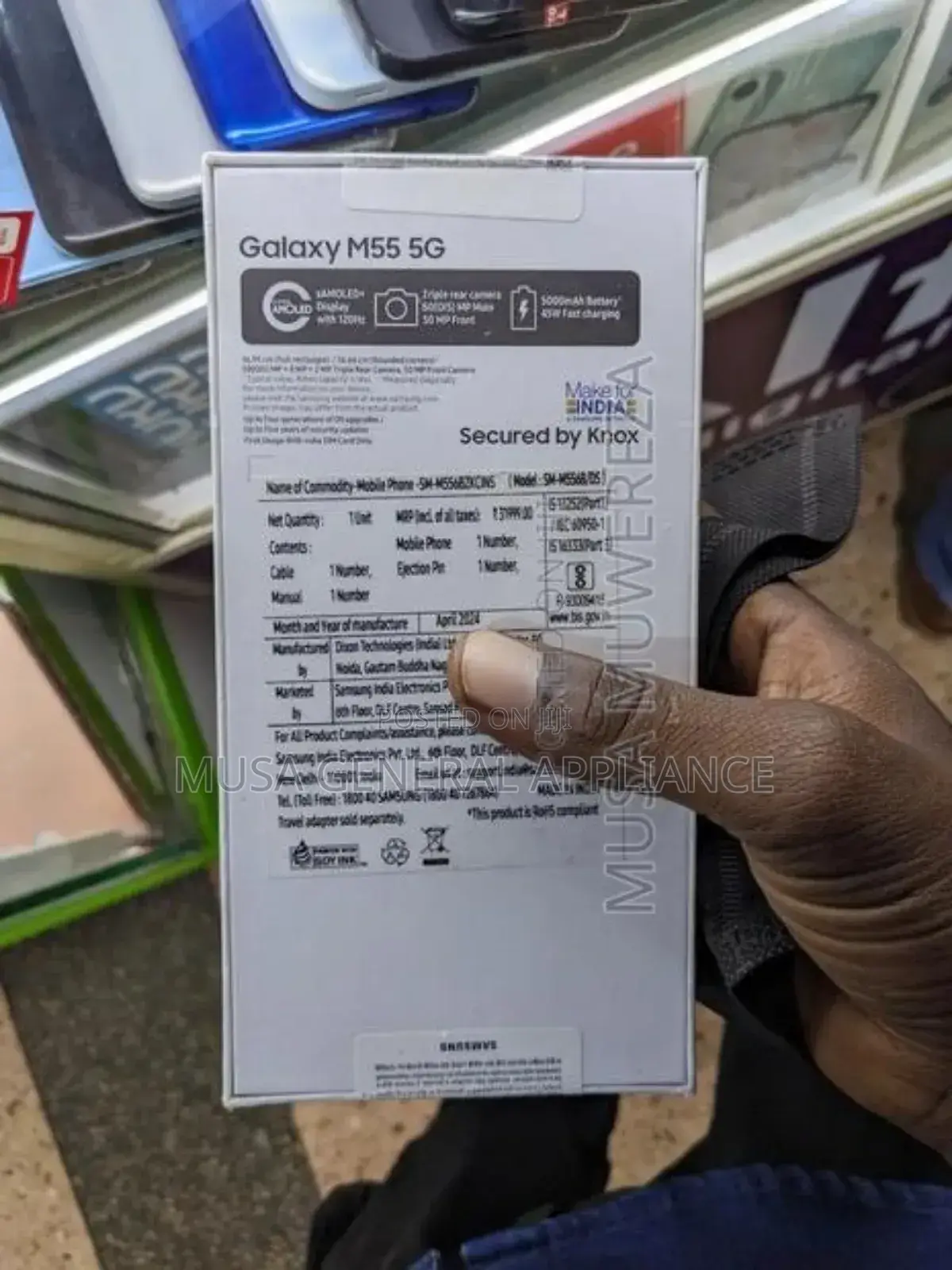 New Samsung Galaxy M55 256 GB Black
