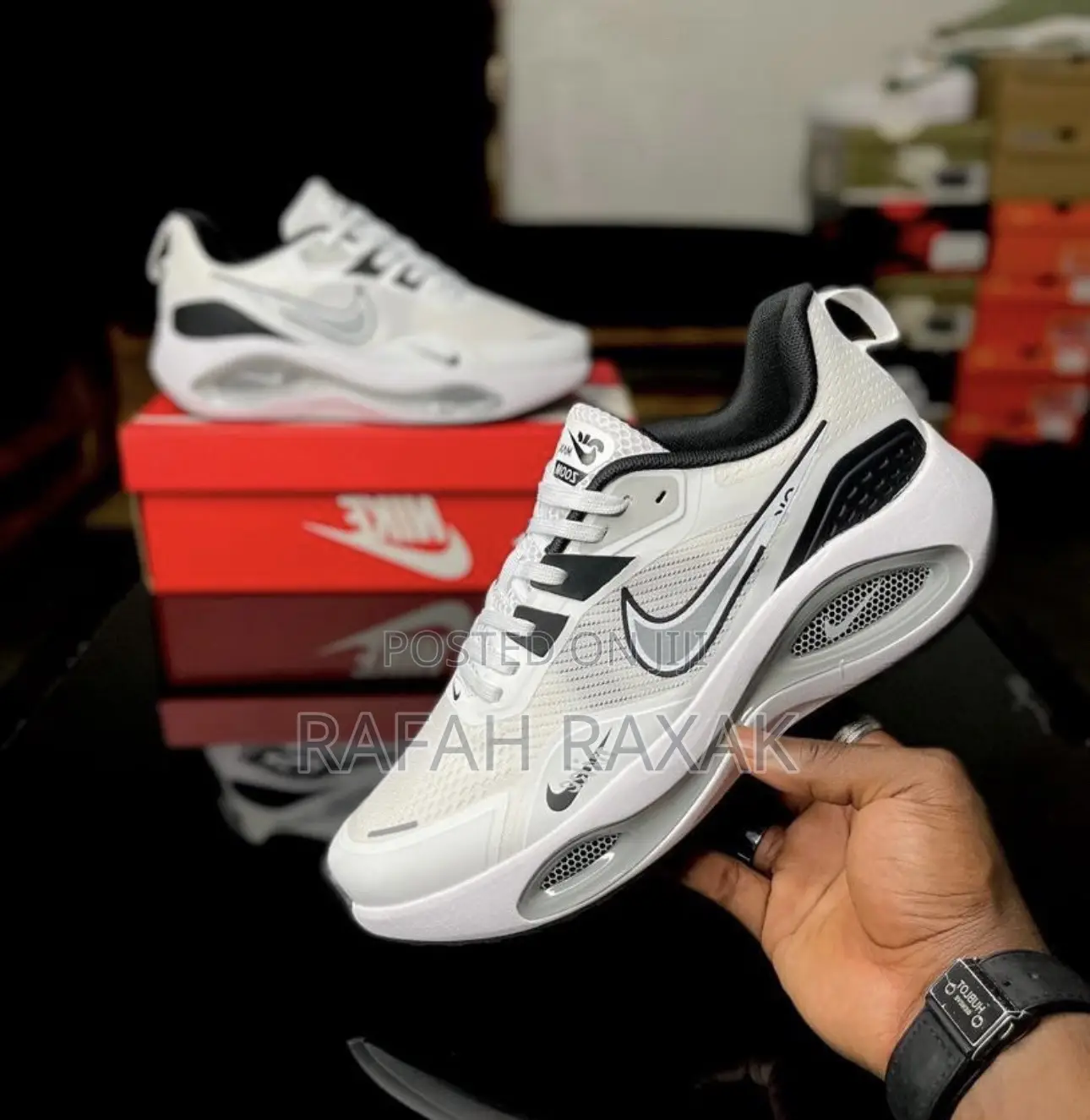 Original White Nike Air Zoom Winflow Running Sneakers